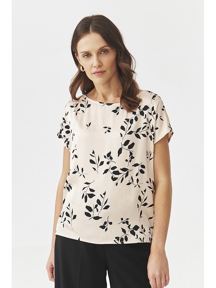 TATUUM Bluzka w kolorze kremowo-czarnym rozmiar: 38