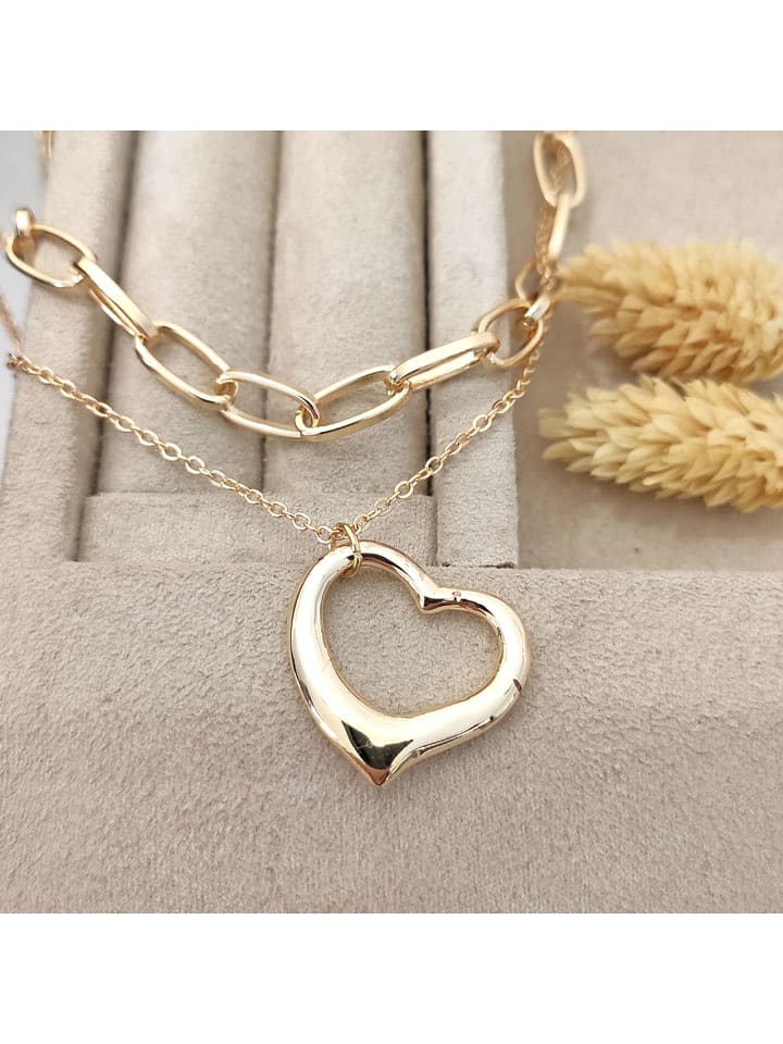 Nakkash Pozłacany naszyjnik z zawieszką - dł. 42 cm rozmiar: onesize