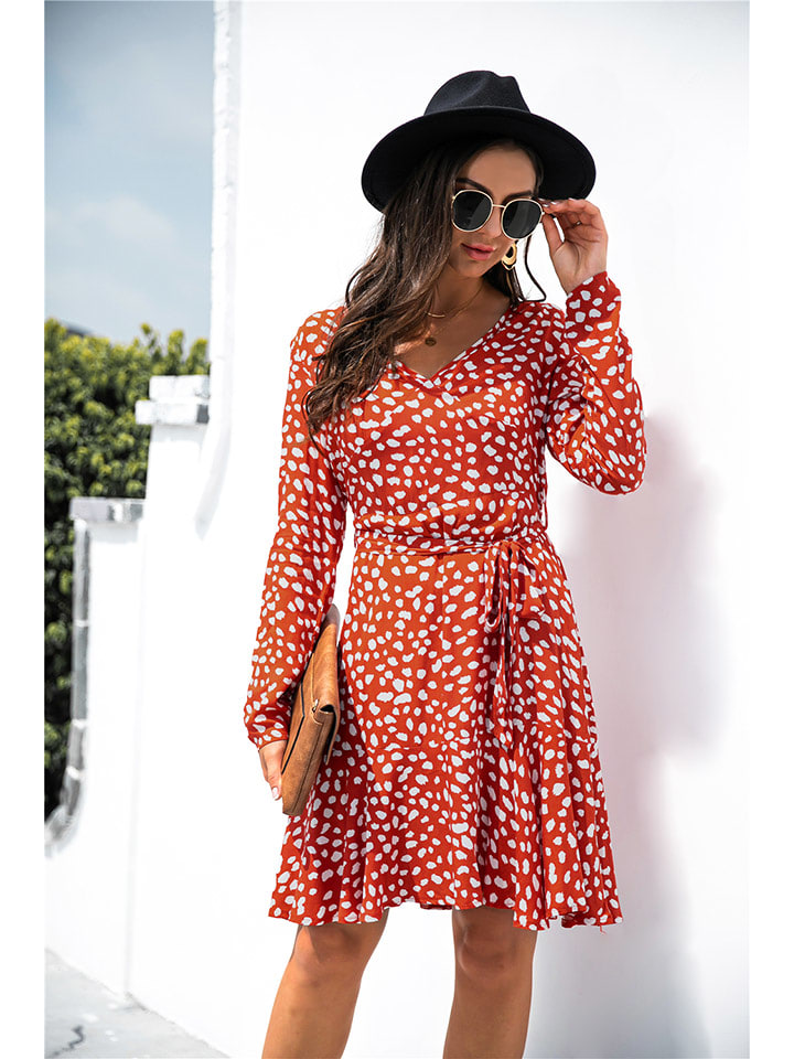 Ariel Tesoro Sukienka w kolorze czerwono-białym rozmiar: 36