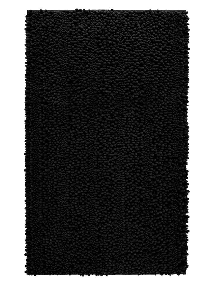 Wecon Home Dywanik łazienkowy "Basics Benno" w kolorze czarnym rozmiar: 70x120 cm