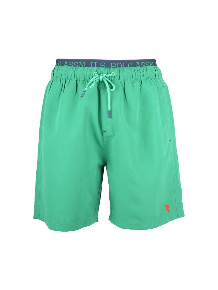 U.S. Polo Assn. Szorty kąpielowe w kolorze zielonym rozmiar: XXL