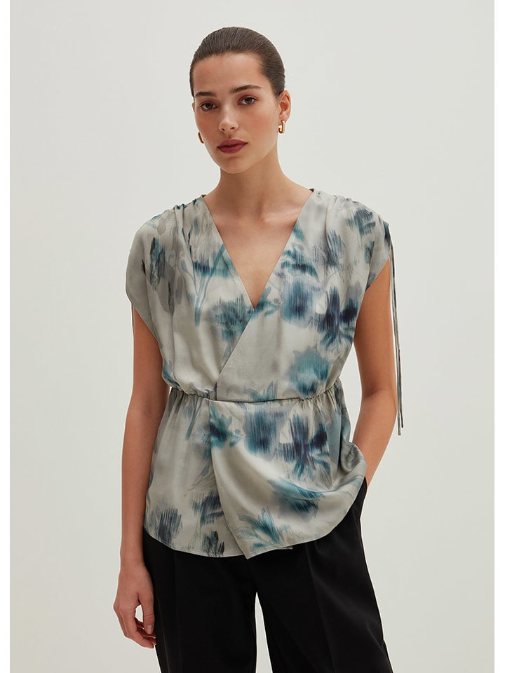 STEFANEL Bluzka w kolorze szarym rozmiar: XS