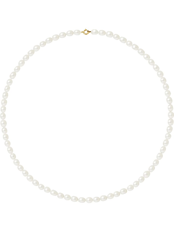 Pearline Naszyjnik perłowy w kolorze białym - dł. 42 cm rozmiar: onesize