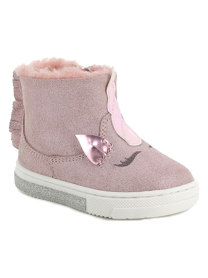 Primigi Botki zimowe w kolorze jasnoróżowym rozmiar: 22