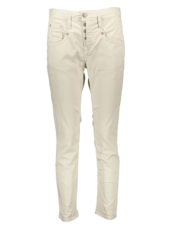 Herrlicher Spodnie w kolorze kremowym rozmiar: W27