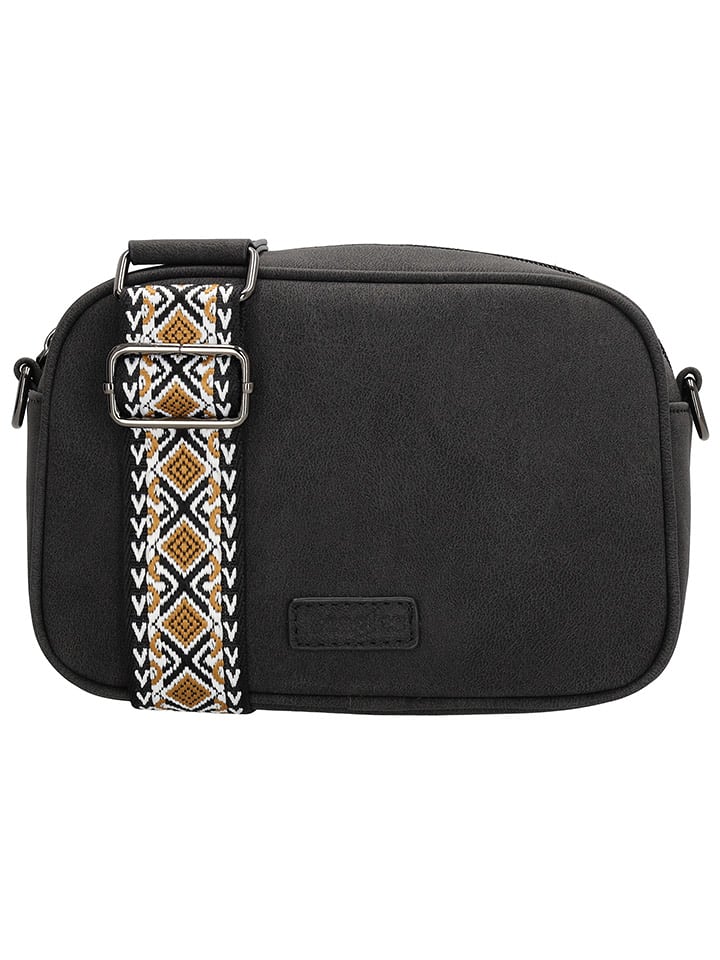 Beagles Torebka "Malaga" w kolorze czarnym - 18,5 x 12 x 4,5 cm rozmiar: onesize