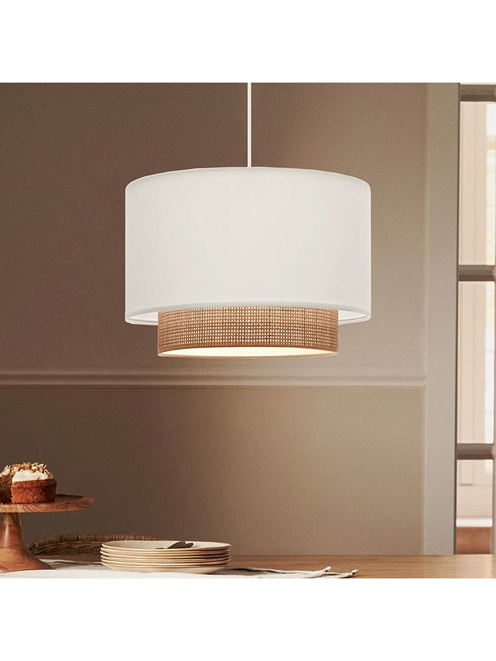 Opviq Lampa wisząca LED w kolorze kremowym - wys. 80 x Ø 30 cm rozmiar: onesize