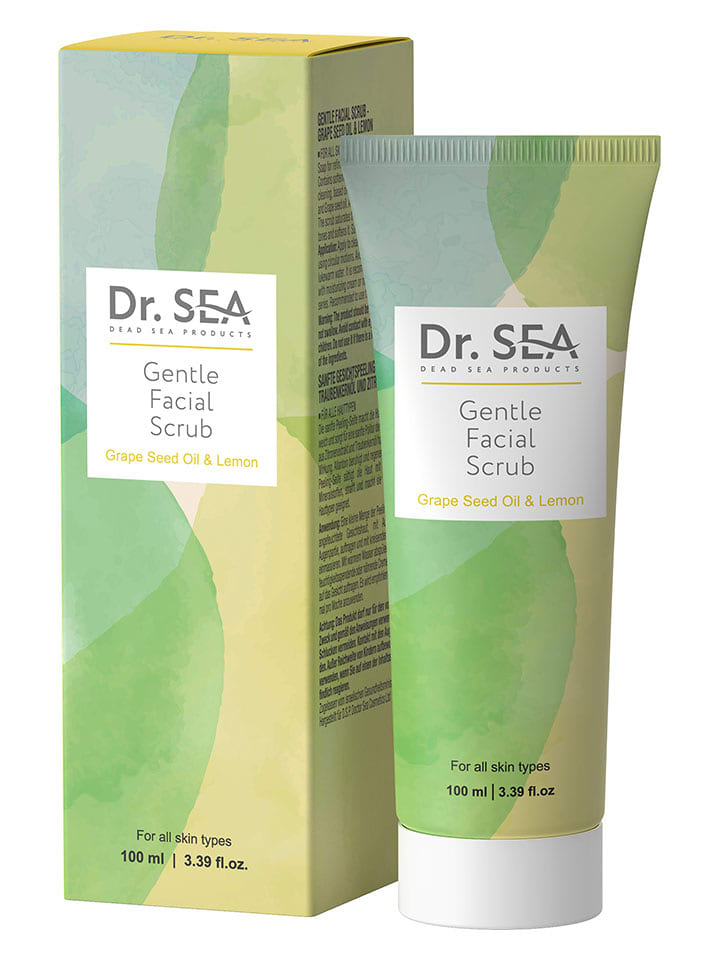 DR. SEA Peeling do twarzy "Gentle - Grape Seed Oil & Lemon" - 100 ml rozmiar: onesize