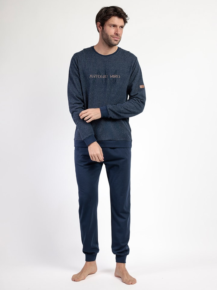 Antonio Miro Piżama "Antonio Miro" w kolorze granatowym rozmiar: M