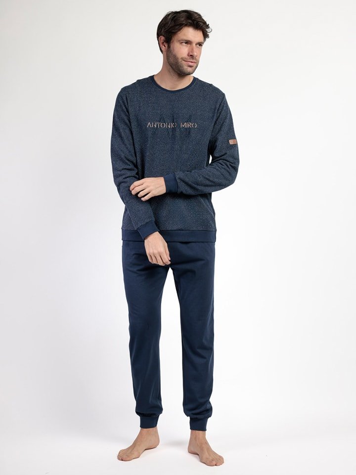 Antonio Miro Piżama "Antonio Miro" w kolorze granatowym rozmiar: M