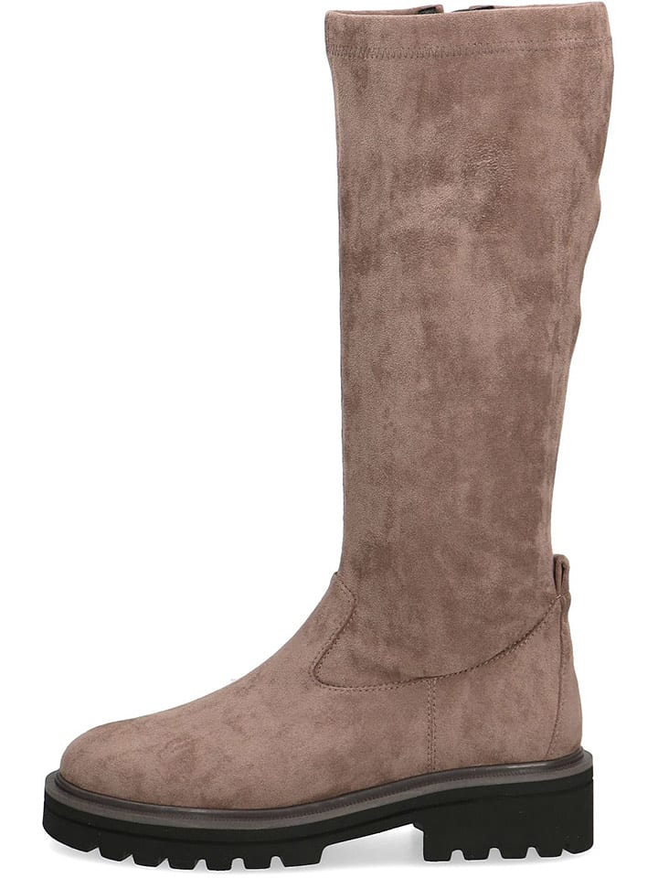 Caprice Kozaki w kolorze szarobrązowym rozmiar: 39