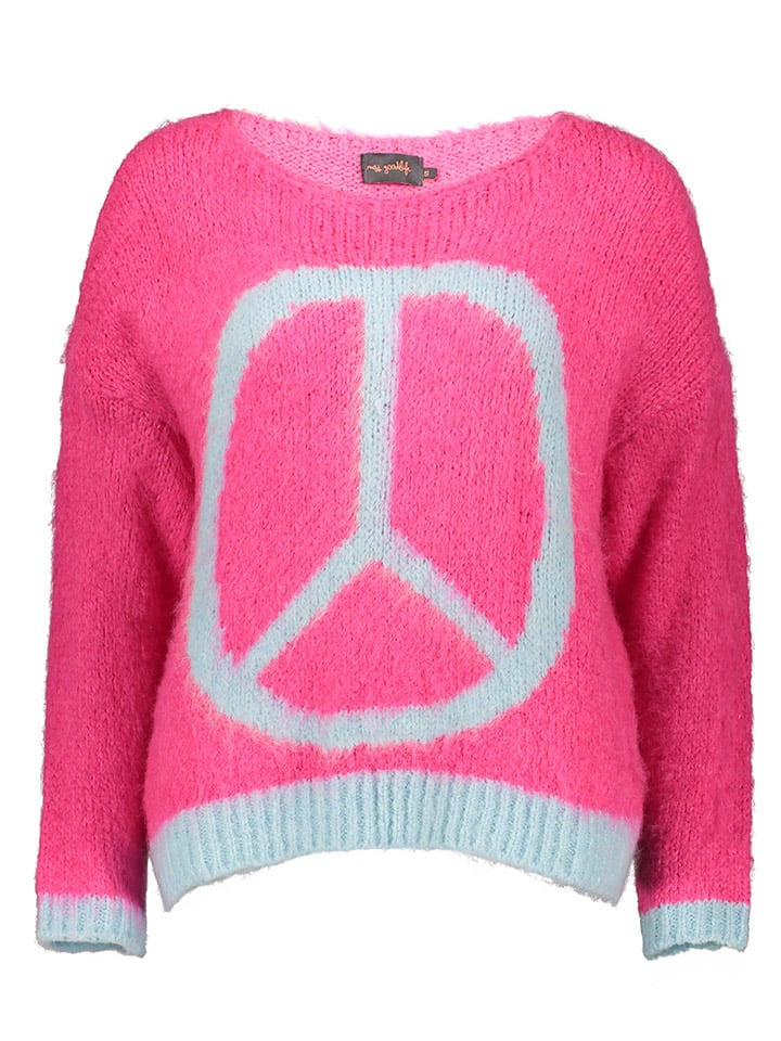 miss goodlife Sweter w kolorze różowo-błękitnym rozmiar: S