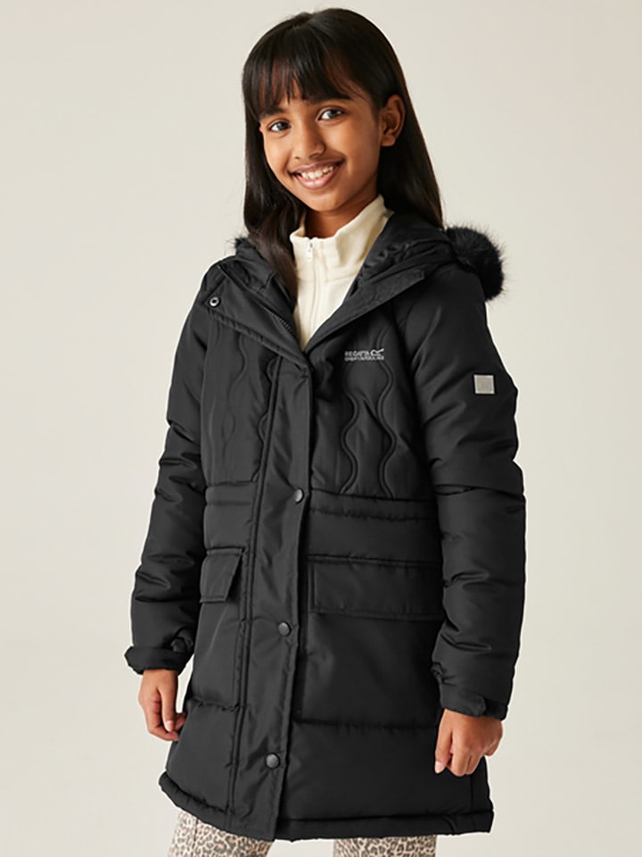 Regatta Płaszcz zimowy "Fabrizia II" w kolorze czarnym rozmiar: 104