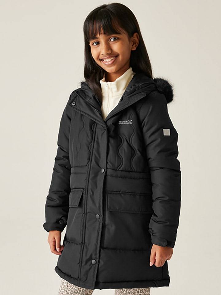 Regatta Płaszcz zimowy "Fabrizia II" w kolorze czarnym rozmiar: 104