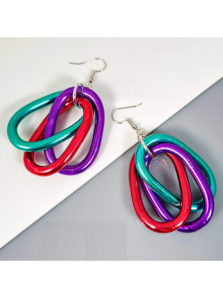 LA CHIQUITA Posrebrzane kolczyki rozmiar: onesize