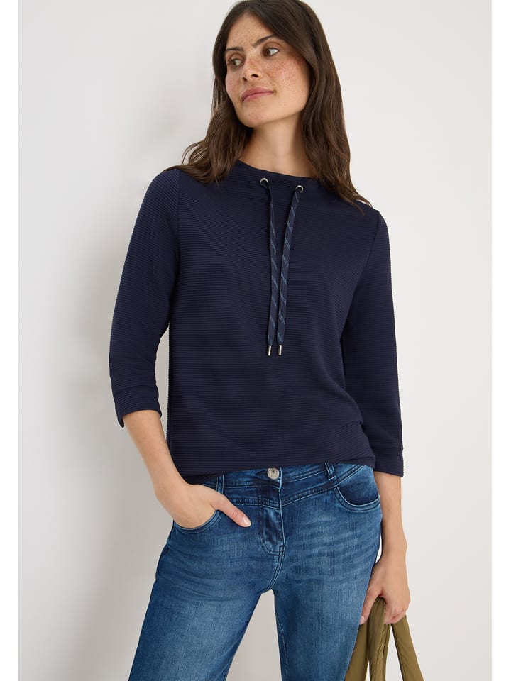 Cecil Bluza w kolorze granatowym rozmiar: XS