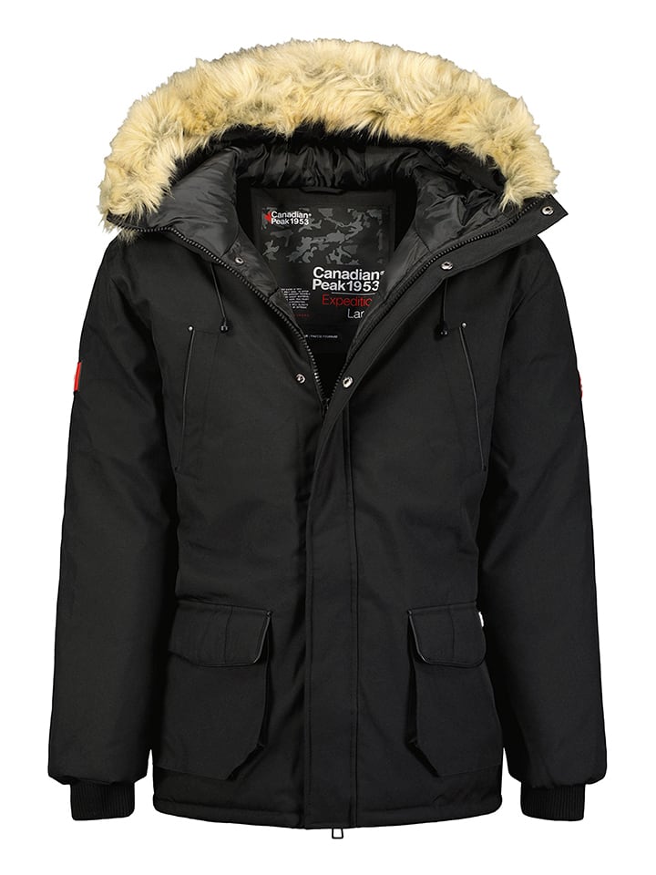 Canadian Peak Parka w kolorze czarnym rozmiar: S