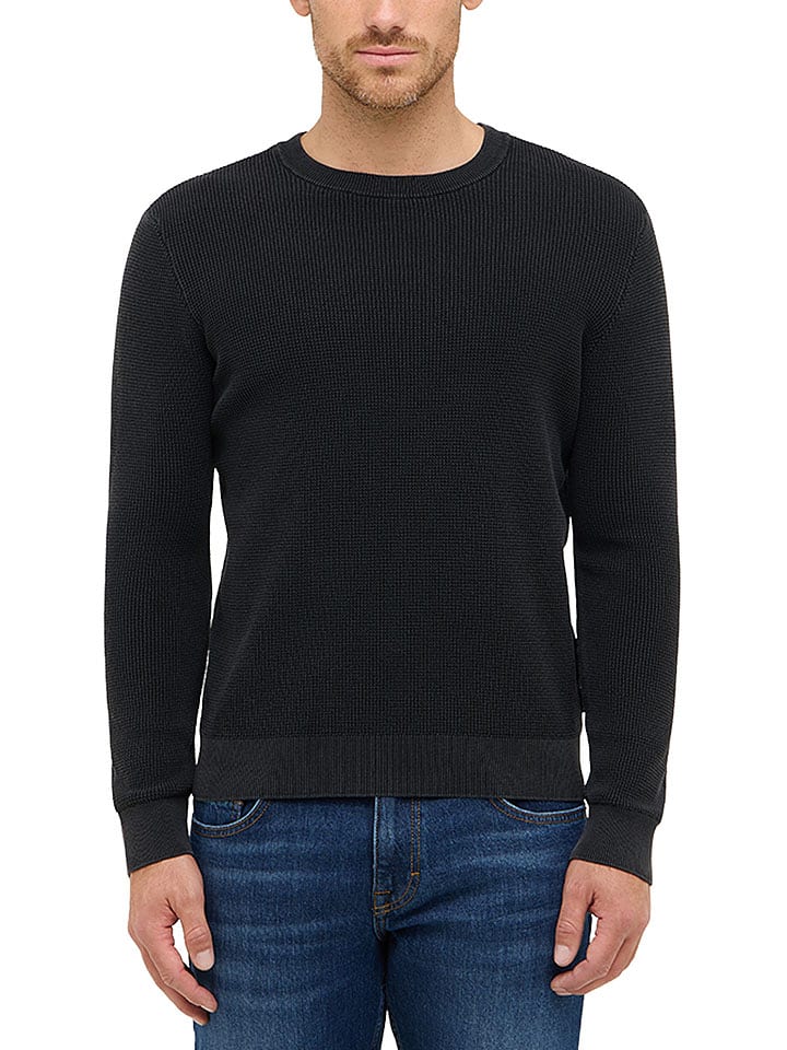 Mustang Sweter w kolorze czarnym rozmiar: M