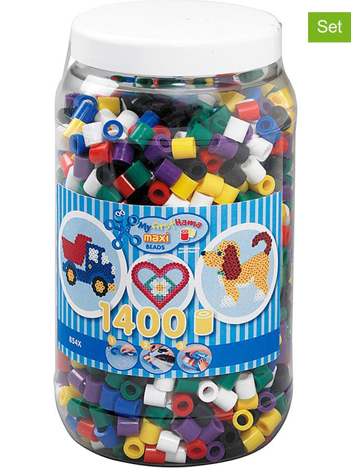 Hama 1.400-częściowy zestaw koralików do prasowanek - 3+ rozmiar: onesize