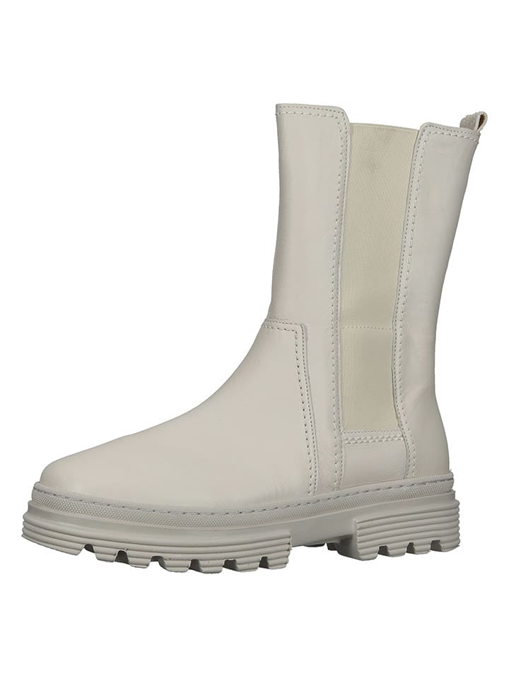 Gabor Skórzane sztyblety w kolorze szarym rozmiar: 38,5