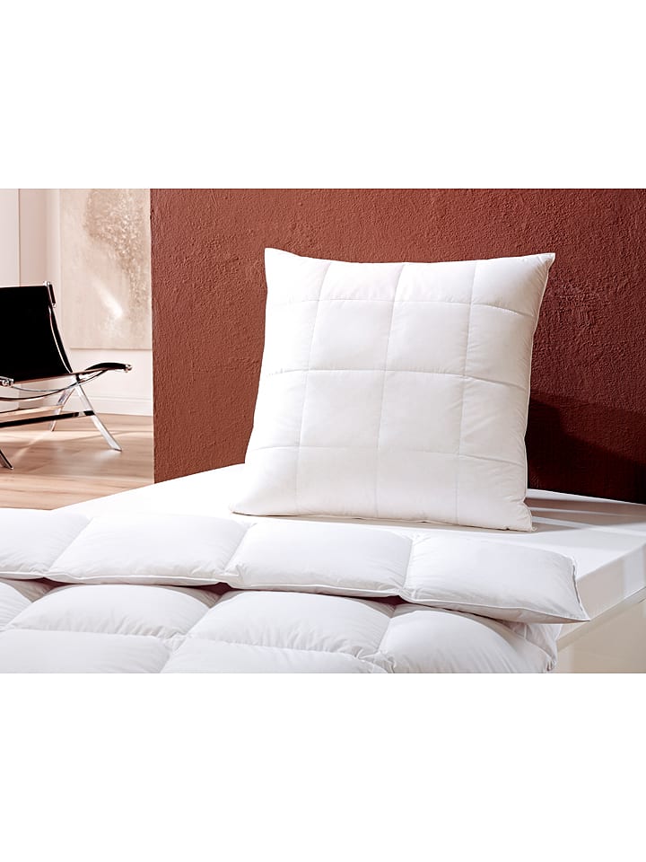 Häussling Bettwaren Wielokomorowa poduszka "Bodyperfect - Extra soft" w kolorze białym rozmiar: 80x80 cm