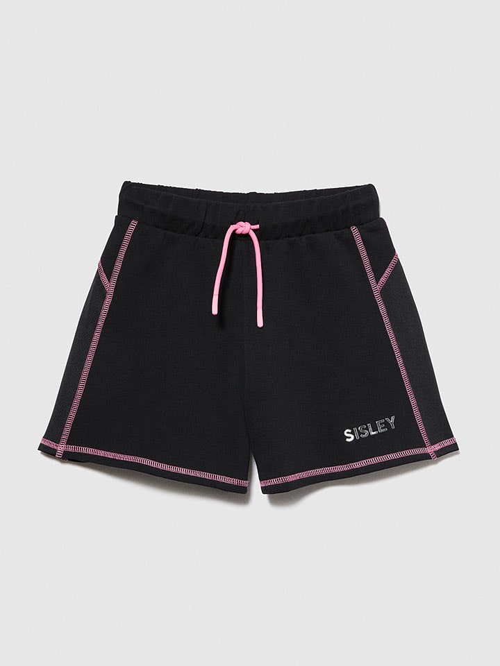 Sisley Bermudy w kolorze czarnym rozmiar: 130