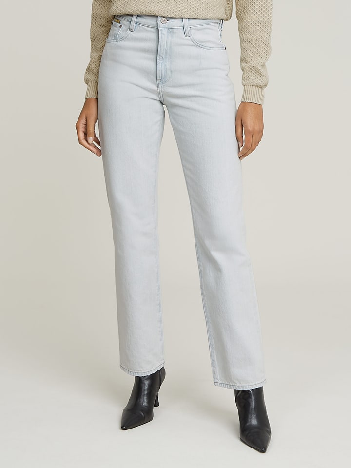 G-Star Dżinsy - Regular fit - w kolorze biało-błękitnym rozmiar: W29/L30