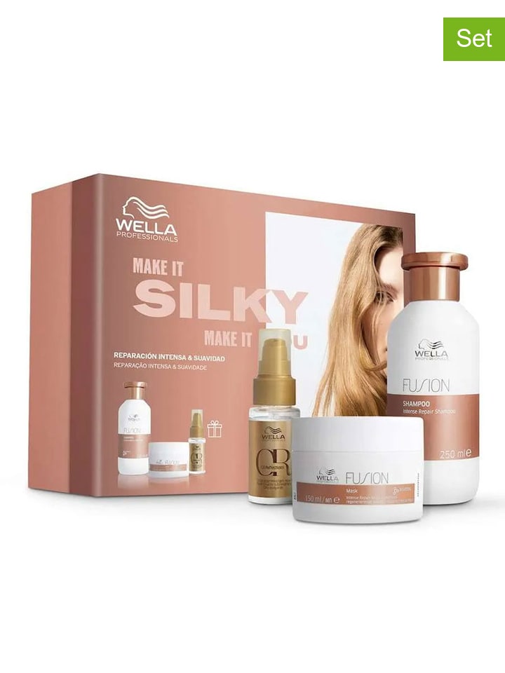 Wella 3-częściowy zestaw pielęgnacyjny "Silky Fusion" rozmiar: onesize