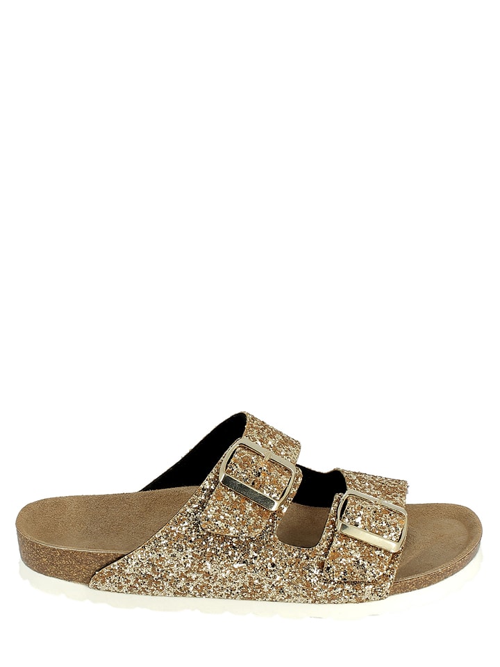 Sunbay Klapki "Trefle" w kolorze złotym rozmiar: 40