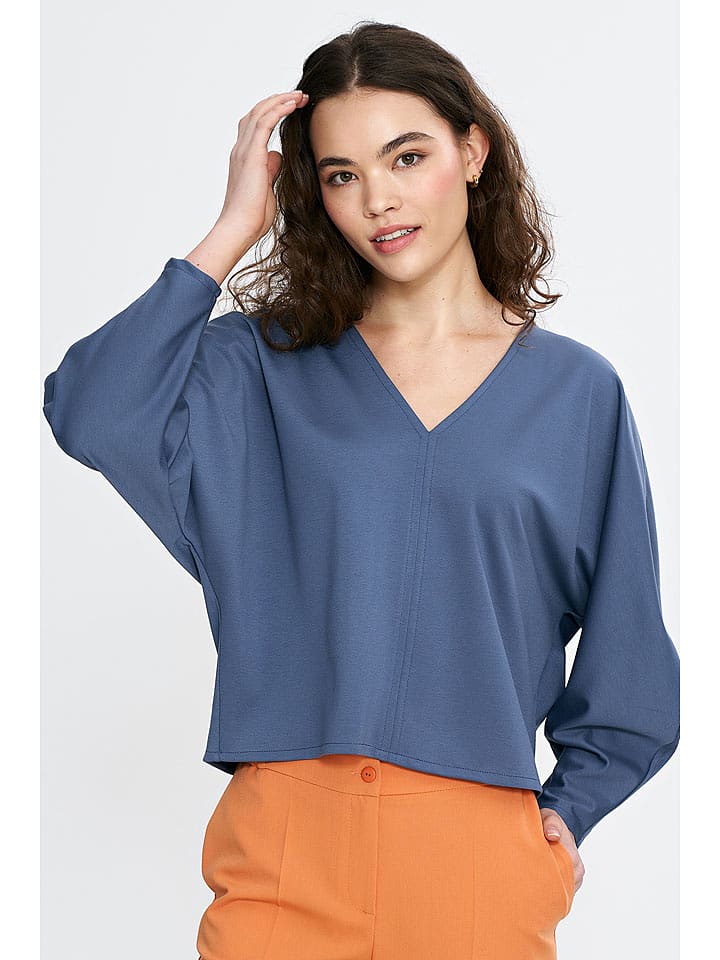 Nife Bluzka w kolorze niebieskim rozmiar: 40/42