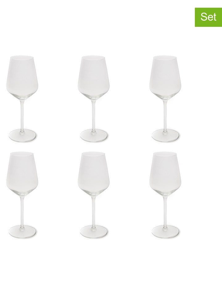 Trendy Kitchen by EXCÉLSA Kieliszki (6 szt.) "Verona" do wina - 380 ml rozmiar: onesize