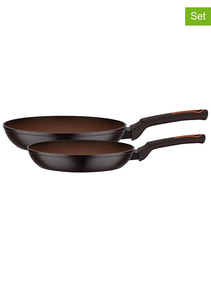 GSW Patelnie (2 szt.) "Terra" w kolorze czarnym rozmiar: onesize