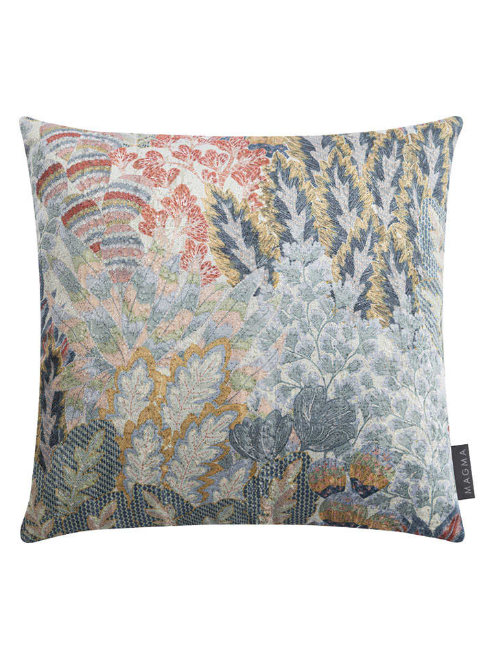 Magma Heimtex Poszewka "Ophelia" w kolorze zielonym ze wzorem na poduszkę - 40 x 40 cm rozmiar: onesize