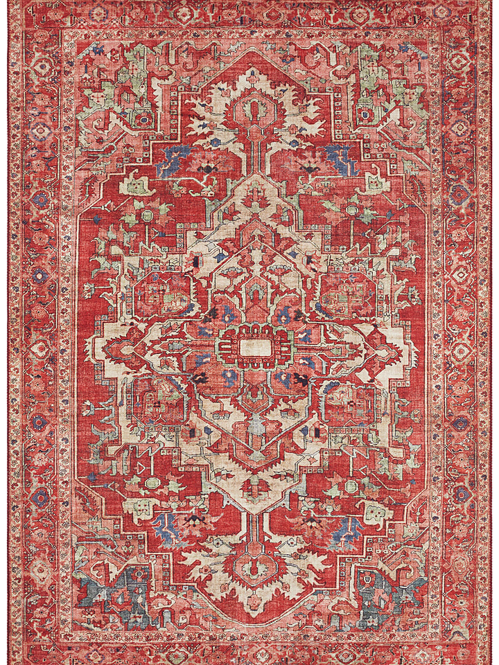 Hanse Home Dywan tkany "Leta" w kolorze czerwonym rozmiar: 200x290 cm