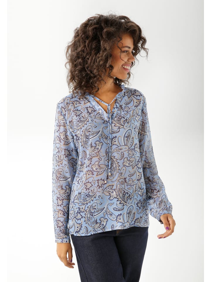 Aniston Bluzka w kolorze błękitnym rozmiar: 46