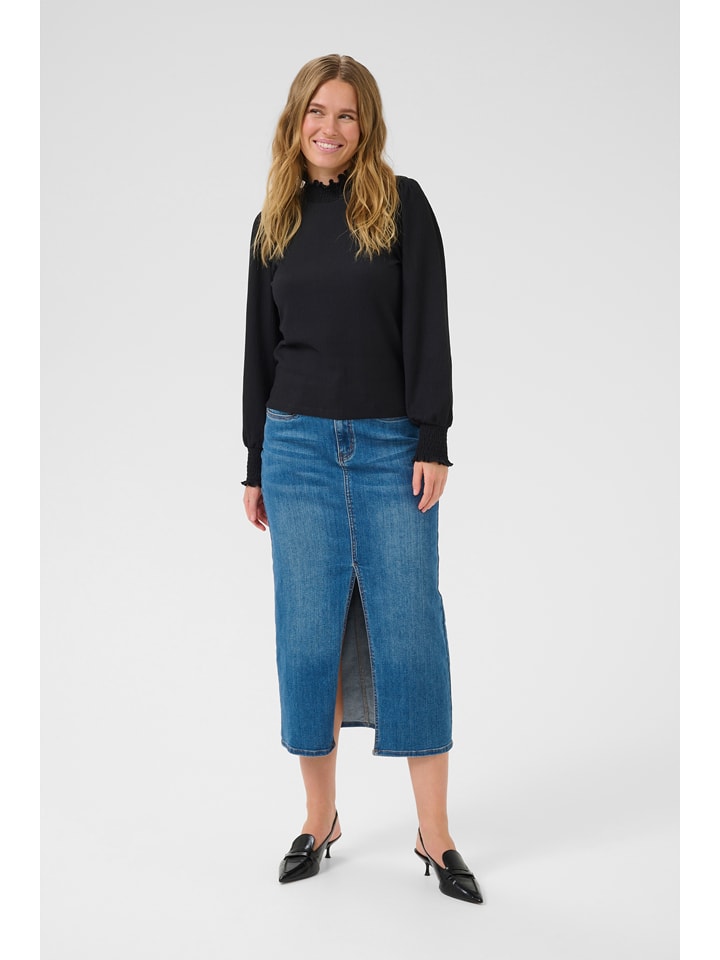 Kaffe Bluzka w kolorze czarnym rozmiar: XXL