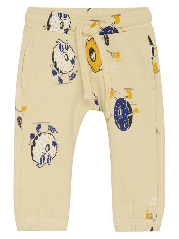 Noppies Spodnie dresowe "Sippar" w kolorze beżowym rozmiar: 62