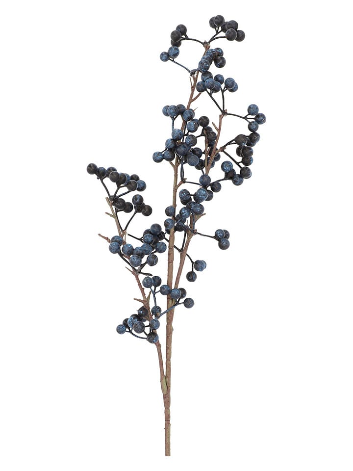 Homla Dekoracyjna gałązka "Spino" w kolorze niebieskim - dł. 77 cm rozmiar: onesize