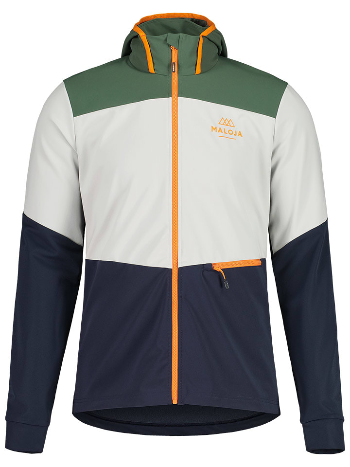 Maloja Kurtka hybrydowa "AuerhahnM" w kolorze biało-granatowym rozmiar: XL