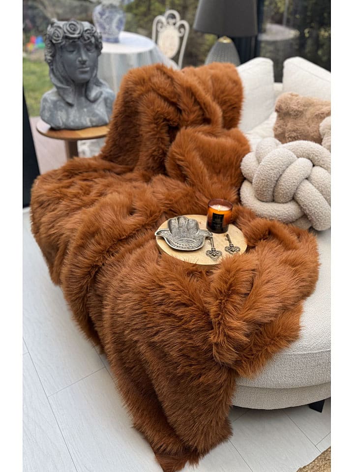 Elizabed Pled w kolorze jasnobrązowym rozmiar: 200x70 cm