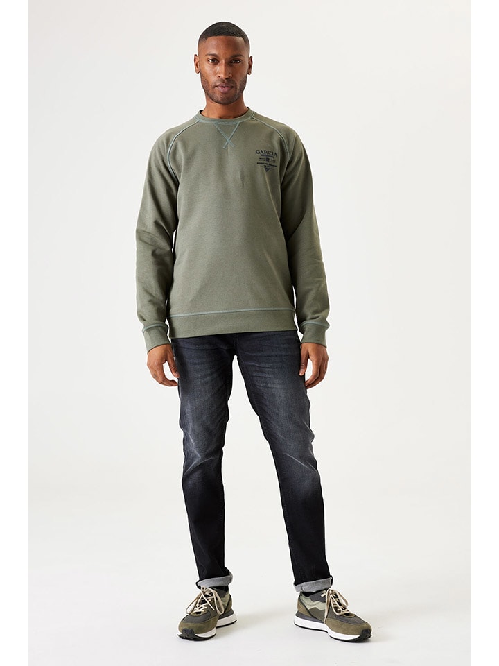 Garcia Bluza w kolorze khaki rozmiar: S