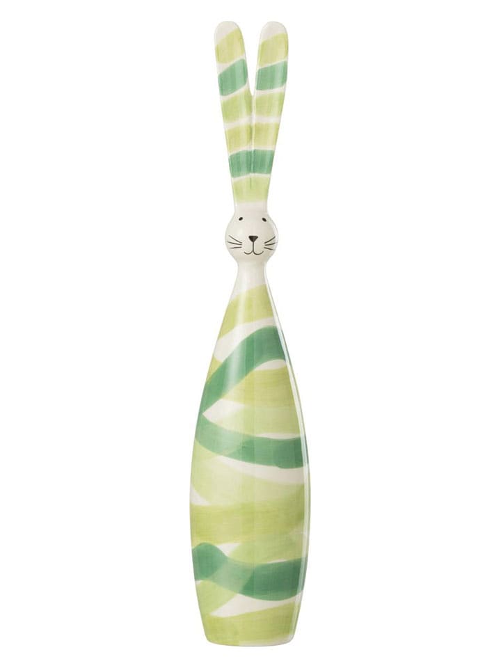 J Line Figurka dekoracyjna w kolorze zielonym - wys. 36 x Ø 7 cm rozmiar: onesize