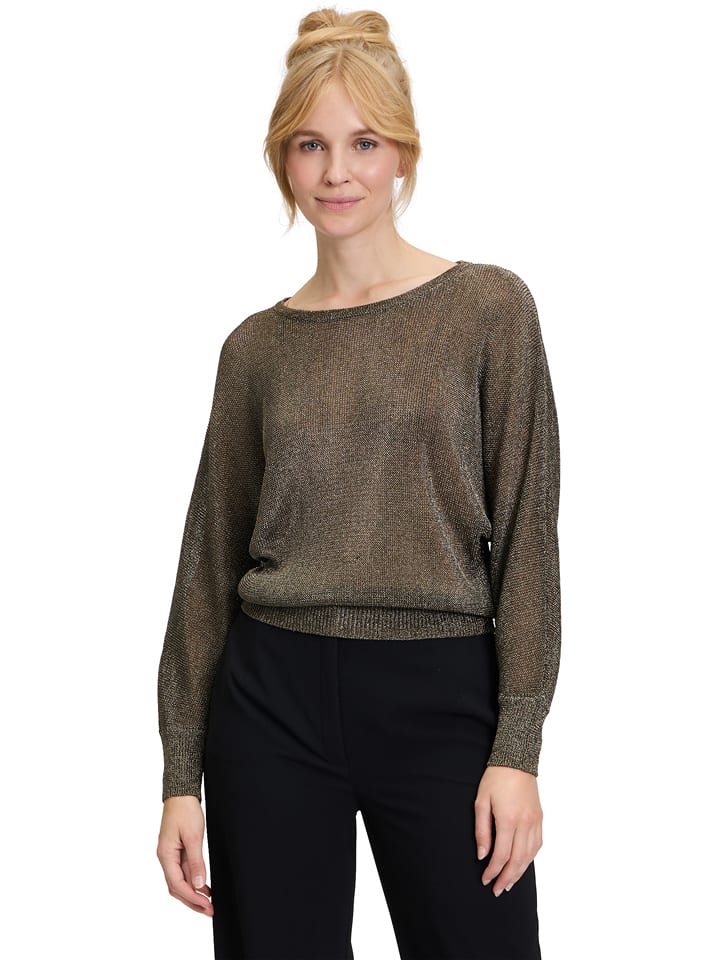 Vera Mont Sweter w kolorze brązowym rozmiar: L