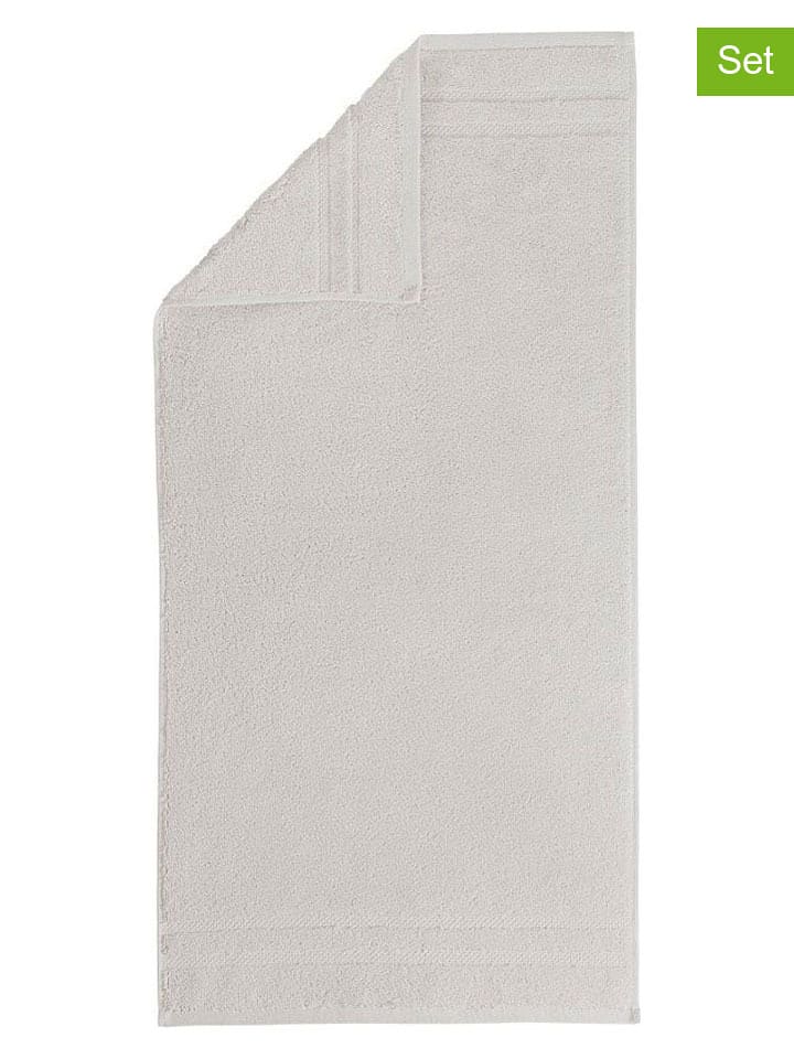 Egeria Ręczniki (3 szt.) w kolorze jasnoszarym dla gości rozmiar: 30x50 cm