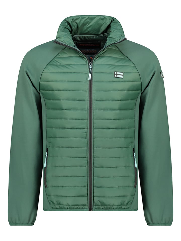 Geographical Norway Kurtka polarowa "Touro" w kolorze zielonym rozmiar: L