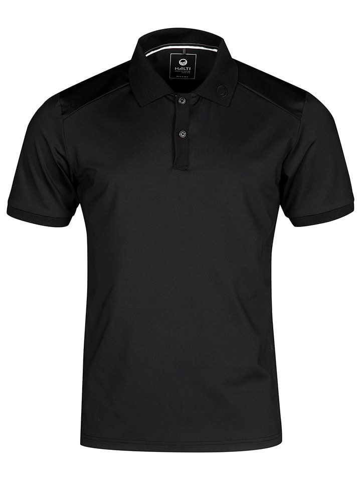 Halti Funkcyjna koszulka polo "Birdie" w kolorze czarnym rozmiar: XS