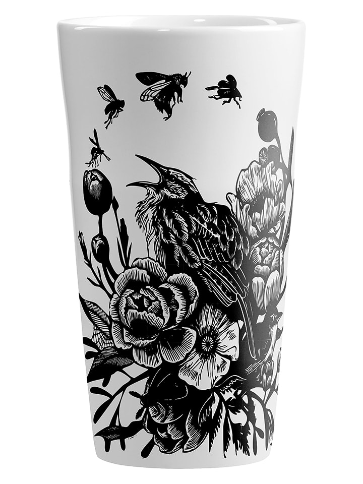 RITZENHOFF Kubek XL w kolorze biało-czarnym - 525 ml rozmiar: onesize