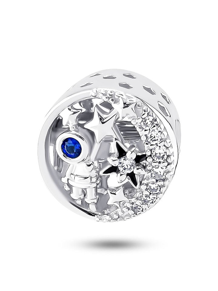 CHARM'S Srebrny charms z cyrkoniami rozmiar: onesize