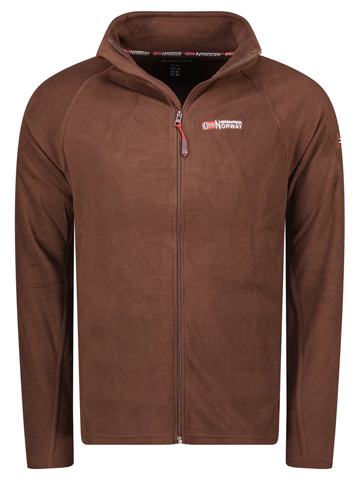 Geographical Norway Kurtka polarowa "Tug" w kolorze brązowym rozmiar: 3XL