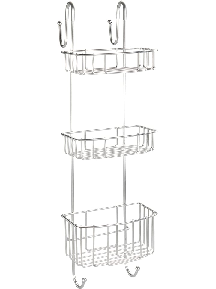 Wenko Regał prysznicowy "Olesi" w kolorze srebrnym - 22,5 x 70 x 22 cm rozmiar: onesize
